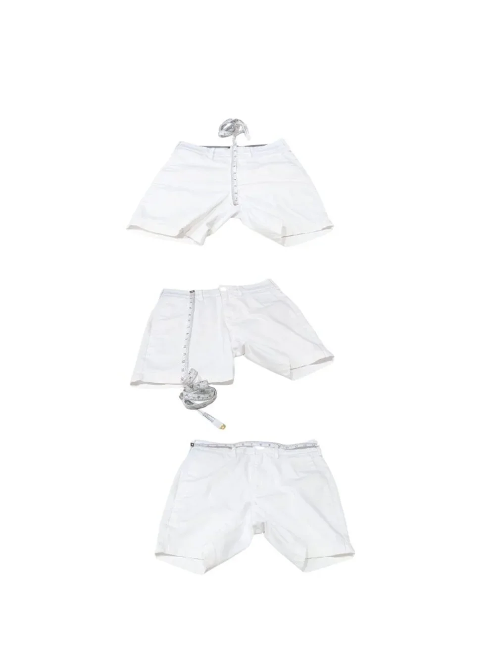 Express White Tailored Shorts Size 28 Cotton Stretch 6